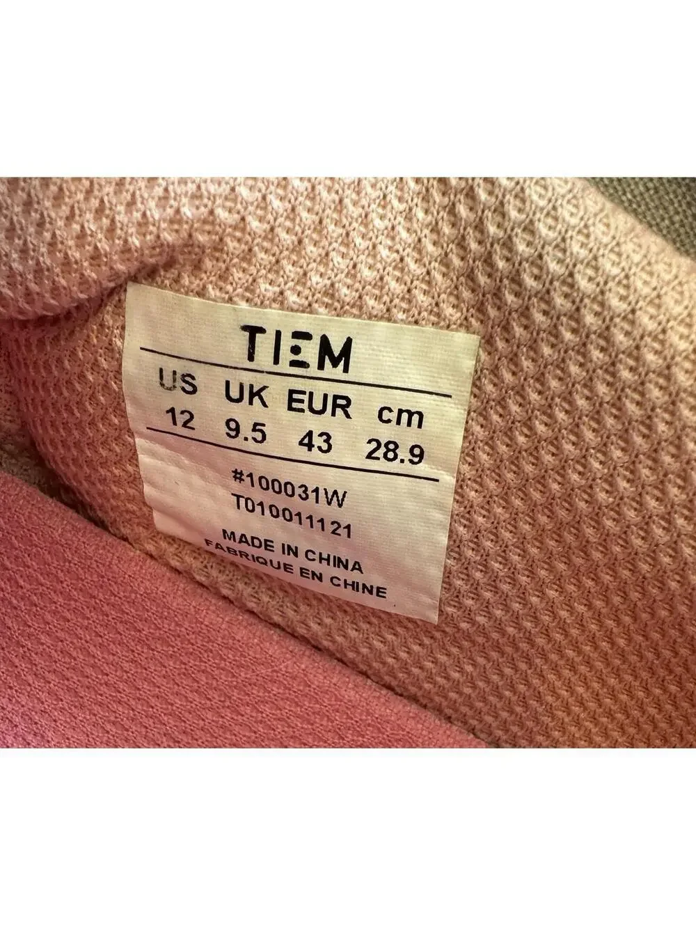 TIEM Slipstream Indoor Cycling Shoes Pink Size 12 Cleats Included